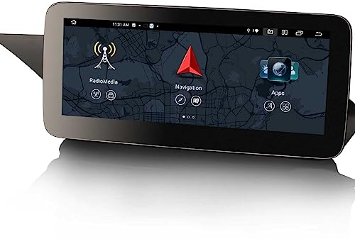 Erisin 10.25 8-Kern 4GB+64GB Android 14 Autoradio GPS Navi für Mercedes-Benz E-Klasse W212 S212 2013-2015 mit NTG 4.5 System Unterstützt IPS Bluetooth 5.0 DAB+ CarPlay Android Auto DSP WiFi TPMS