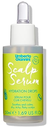 Umberto Giannini Scalp Serum 50ml - Exfoliating Liquid Scalp Scrub for Sensitive Scalps - Vegan & Cruelty Free, Clear