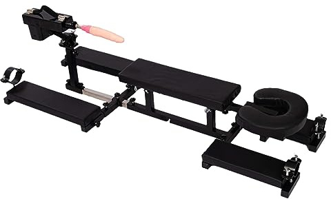 Neuer Bondage Spreizstange Mit Sexmaschine BDSM Foltergestell Verstellbarer Sex Stuhl 2-In-1 Sex Möbel Handschellen Fußfesseln Bondage Set Sklave Folter Sex Spielzeug Für Paare