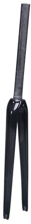 Finoti Fahrradgabel 3K Glossy Carbon Gabel Rennradgabeln Fahrradteile 25,4 mm 28,6 mm 700C Fahrradzubehör Superleicht 370 g Federgabel (Color : Glossy - 28.6mm)