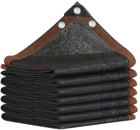 Schattierungsnetz Sonnenschutznetz Garten Schattennetz Mit ösen, 85% Leicht und Haltbarkeit Beschattungsnetz Schattiernetz für Pergola Gewächshaus die Terrassenüberdachung 3×4M(9.9×13.2ft)