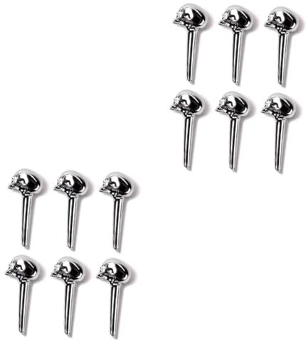 HEMOTON 2St Bridge-Pins für Gitarren Brückenstiftabzieher Gitarrenwirbel für Gitarristen Zubehör für Akustikgitarren westerngitarre acoustic guitar Skelett Gitarrensaite Saiten