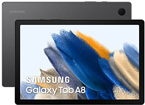 SAMSUNG Galaxy Tab A8 - Tablet de 10.5” (3GB RAM, 32GB Almacenamiento, WiFi, Android 12) Gris - Versión española (Reacondicionado)