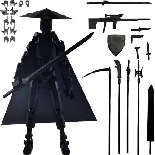 LYEAA Titan 13 Figurine d'action imprimée en 3D Multi-articulée, décoration de Bureau pour Les Amateurs de Jeux