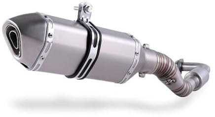 Terminal silencer accessories Motorcycle Exhaust Pipe Full System Front Center Link Pipe Slip-on Muffler Suitable For Y&amaha NVX 155 For Aerox 155(Style 4)