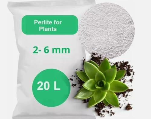 TRANS - PAL Perlite for Plants 2-6mm – 5L & 20L – Natural Soil Additive for Healthy Plant Growth (20L)
