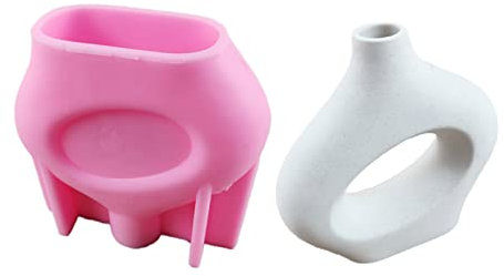 Molde de silicona para macetas, suculentas, hormigón, jarrón, yeso, cemento, arcilla, soporte para plantas