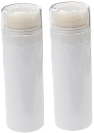 UPKOCH 2 Stück Puderquastenflasche für Babypuder Aufbewahrungsbox aus Kunststoff mit Sieb zum Sicheren Verstauen von Körperpuder für Unterwegs und Babys