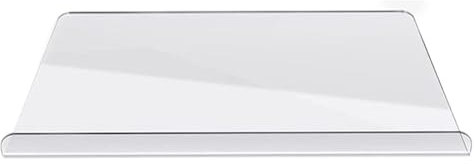 Tabla de cortar acrílica antideslizante transparente con borde para encimera de cocina, protector de encimera, hogar, restaurante, cocina