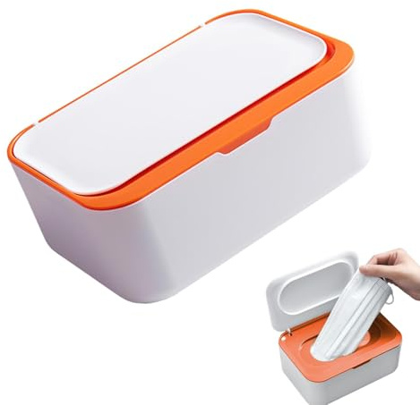 Jukeoiu Feuchttücher Box Mit Deckel - Büro, Outdoor - Kreative Feuchtigkeitsspendende Box Für Baby Und Feuchtes Toilettenpapier Für Zuhause Und Büro