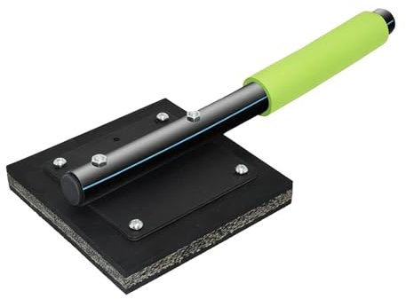 rockible Tile Mallet Floor Tool, Manual Tile Hammer Mallet Board, Comfortable Handle, Rubber Hammer Striking Block for Interior Wood Tiles