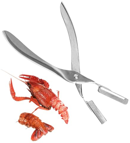 Pelador De Langostinos | Descorazonador De Langostinos | Herramienta Ligera para Pelar Gambas para Hogar, Cocina, Barbacoa y Acampada, Mariscos