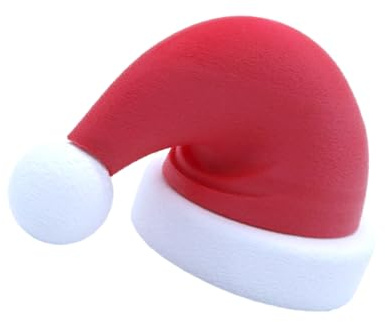 Qsvbeeqj Decoración de sombrero de vehículo fácil de usar, diseño fácil de enganchar para celebración de invierno, eventos, resistente a la intemperie, decoración de vehículos de fiesta