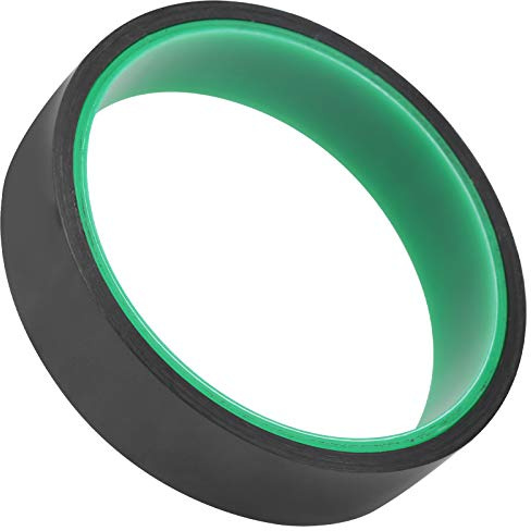 Rcniso Cykeldäcksfoder Slitstark Tätande Självhäftande Tejp för Högtrycksdäckskydd för Cyklister PET Svart 0,1 Mm Tjock 32,8 Fot