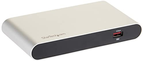 StarTech.com Docking Station Thunderbolt 3 a USB 3.1 con USB-C USB-A y Thunderbolt 3 - Replicador de Puertos con Hub Ladrón USB TipoC