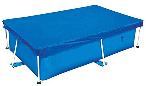 Shinyzone Poolabdeckung Rechteckig 400x211x81 mit Kordel,Swimming Pool Abdeckplane Plane Schutzplane Winddicht Regenfest Staubdicht für Fast Set Rectangular Frame Pool