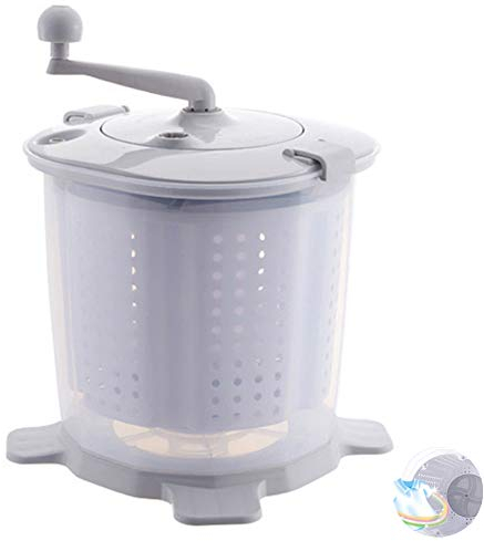 Washers Mini Lavatrice Manuale Piccola Lavatrice da Tavolo con Manico e cestello dell'Acqua Rimovibile, Lavatrice Portatile a disidratazione Rapida, per Campeggio all'aperto in Famiglia