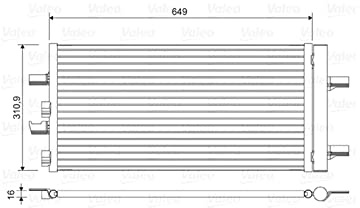 Valeo Condenser, Air Conditioning 822615