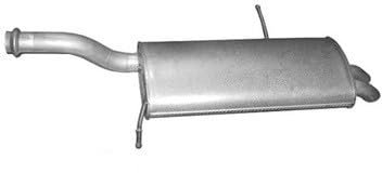 IZAWIT Silencieux arrière arrière Pot d'Échappement 28.143