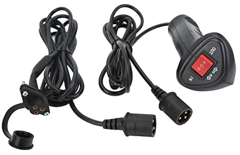Contrôleur de Treuil, Télécommande Manuelle Universelle pour Treuil électrique avec Câble D'extension de 3M, Télécommande de Remplacement de Treuil pour Véhicule Tout Terrain ATV UTV