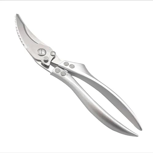 Kitchen Scissors, Kitchen Powerful Chicken Bone Scissors Chicken Duck Fish Cutter Shears Stainless Steel Scissors Scale Clean Cook Scissors