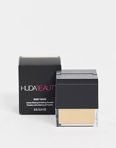 Huda Beauty Mini Easy Bake Gesichtspuder, Pfirsichkuchen, Mini, 6 g