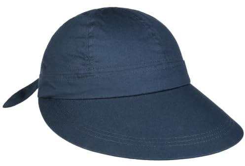 Lipodo Uni Cotton Visir Damer - solkeps dam med skärm Sommar Vår-sommar - One Size mörkblå