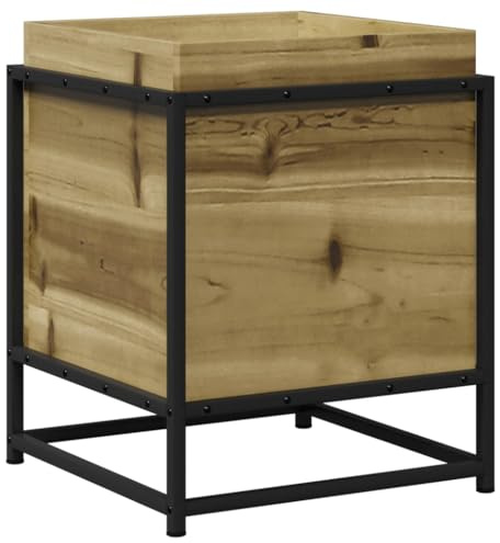 vidaXL Fioriera da Giardino 40x40x50 cm in Legno di Pino Impregnato
