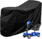 Heavy Duty Mobility Scooter Cover, 190D Oxford Waterproof Anti-UV Mobile Scooters Cover for Outside Storage, Anti Dust Motorbike Protector with Storage Bag for Most Mobility Scooter(140X66X91cm)