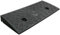 Folpus Almohadilla de umbral de rampa de, accesorios portátiles, almohadilla triangular de escalada para coche, rampa de umbral para cortacésped, Alto 4cm Negro