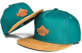 Blackskies® Essentials Snapback Cap - 2er-Set Eltern Kinder - Partnerlook Baseball Cap Mutter-Vater-Kind Geschenk Mini-Me Basecap Papa-Sohn & Mama-Tochter