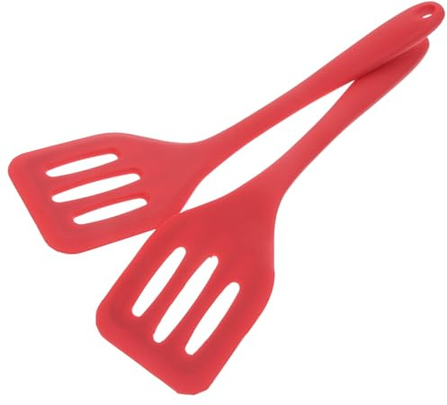 SHOWERORO Spatule En Silicone Antiadhésive Et Tourneur à Fentes, Lot 2 Pièces, Silicone Alimentaire Bleu Ciel, Résistante à La Chaleur, Ustensiles La Cuisine Pour Maison Et Restaurant