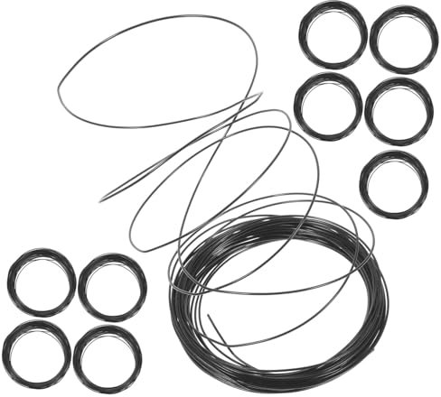 DIYEAH 10rouleaux Fil Aluminium Pour Bonsaï Bobine De Finition Aluminium Fil De Bricolage Pour Artisanat Pour Artisanat Outils De Jardinage Pratiques