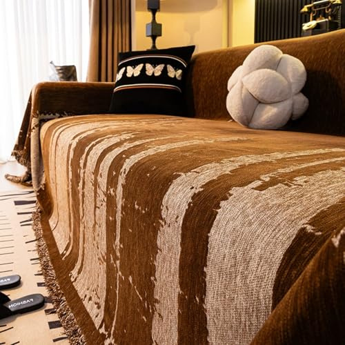 RCYONGQ Sofabezug Ecksofa l Form Anti-rutsch Husse Überzug Bezug Für Sofa, Couch Überwürf, Sofa Abdeckung für Wohnzimmer Protector für Hunde Haustiere 180X460CM