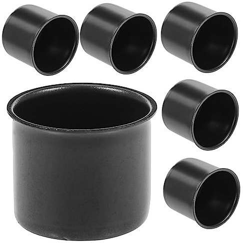 HOMSFOU 10 Piezas Vasos de Vela Metálicos Reutilizables de Color para Decoración de Bodas Especiales Material Resistente y Duradero para Velas Tealight y Votivas