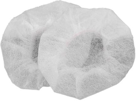 mophrati Cuscini elastici monouso antipolvere in tessuto non tessuto Cuscini per cuffie Accessori di ricambio per la protezione sanitaria, Tipo 1