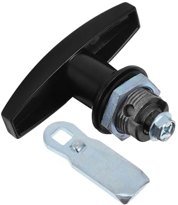 SOPOTUTU Serratura Maniglia per Armadietti e Elettrici Chiusura Senza Chiave per Porte Scatole Distribuzione e Armadi Facile Installazione Compatibile con Armadietti Metallici e Porte