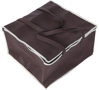 HIAKDOFT Paquet Isotherme à Emporter 14 Pouces, Paquet Alimentaire Non Tissé, Feuille D’Aluminium Isolante, à Poignée, Conservation Fraîcheur, pour Bento, Pique-niques Et Repas à Emporter