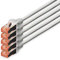 DIGITUS Cable LAN Cat 6 - 10m - 5 Piezas - Cable de red RJ45 - S/FTP Blindado - Compatible con Cat 6A y Cat 7 - Gris