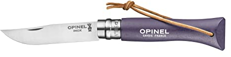 Opinel O002204 Unisex No.6, Flieder TRADICIÓN COLORAMA, Silber