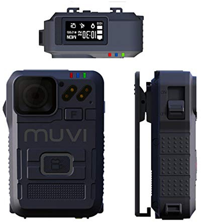 Veho Caméscope Mains Libres portés au Corps Titan Muvi HD Pro 3 | Caméra Full HD 1080 | Nightvision | Autonomie de la Batterie de 15 Heures | Date et Heure | IP67 résistant à l'eau | VCC-005-HDPRO3