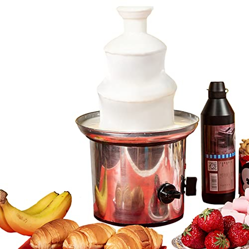 Motor Controls Chocolate Melts Dipping Warmer Machine, Fuente de Fondue de Chocolate, Waterfall Hot Pot (3 Niveles)