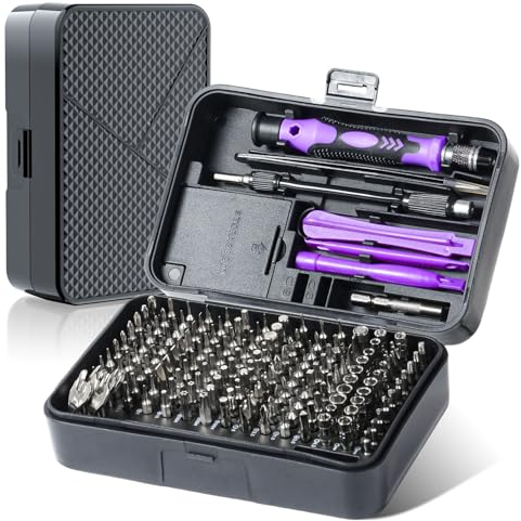 Faireach 170 in 1 Precision Screwdriver Set, Professional Repair Tool Kit with Portable Case, Small Screwdriver Kit for PC, Computer, Cellphone, Tablet, iPhone, iPad, Mac, Electronic etc