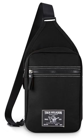 True Religion Crossbody Bag Men – Casual Shoulder Sling Bag for Men, Small Travel Men’s Crossbody