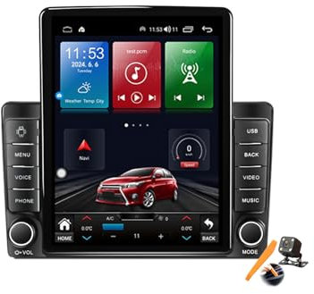 YLOXFW Autoradio Android 14.0 Navi 2 Din Stereo für Ci-troen Berlingo 2 B9 2008-2019 Sat GPS Navigation 9.7 Zoll Cartablet DVD Multimedia Player FM BT Receiver mit Carplay 4G 5G WiFi DSP SWC,Ts900