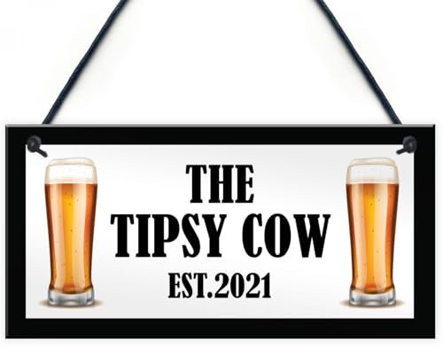 Signs Plaques Quirky Funny Home Bar Sign Personalised Man Cave Garage Pub House Decor