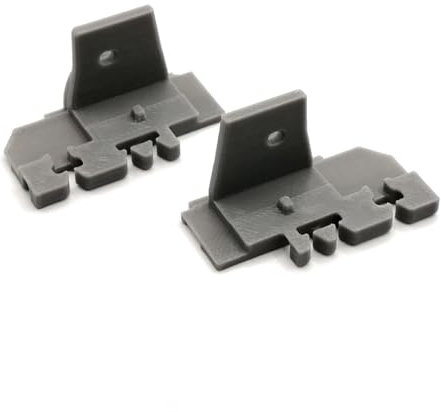 Printbtw Ersatz Endkappe passend für Velux Rollo 948595 DKL DG DJ RFL (Grau)