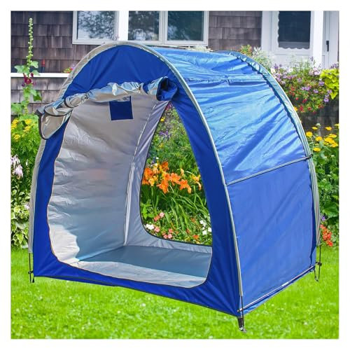 Abri de rangement extérieur pour 2 ou 5 vélos Bleu Design épissable pour rangement de moto