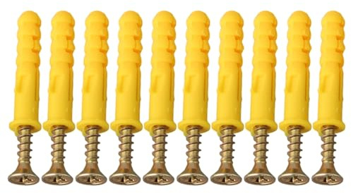 40Pcs M6 Wall Anchors and Screws, Stainless Steel Kit for Securely Mounting Wall Decor