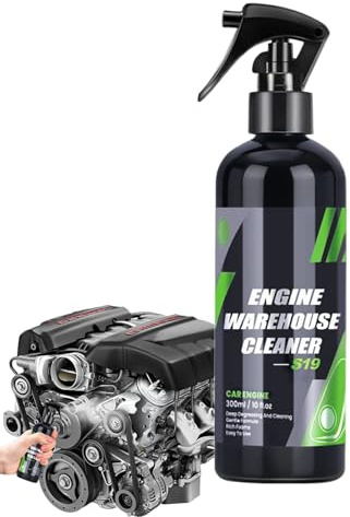Hitburu Spray Limpiador De Motor - Removedor De Pulido Y Recubrimiento,Limpiador Potente De Grasa Para Motor Y Almacén - Para Suciedad Adhesivo Metal Aluminio Camión Sedán Scooter SUV
